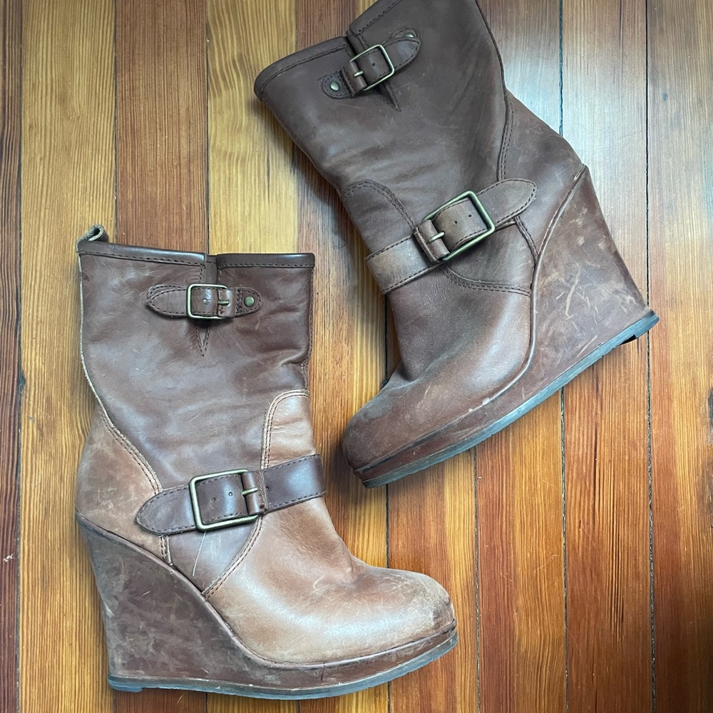 Lucky Brand Wedge Boots
